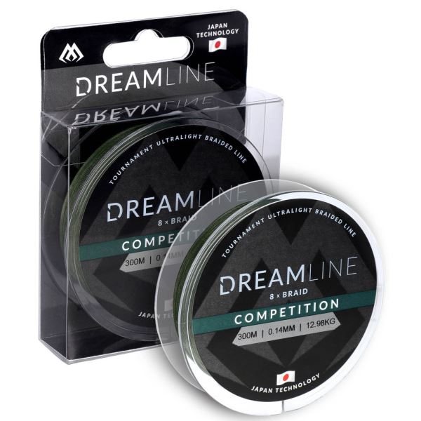 Mikado Pletená Šňůra Dream Line Competition Zelená 300 m