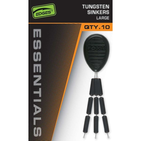 Fox Zarážky Edges Essentials Tungsten 10 ks