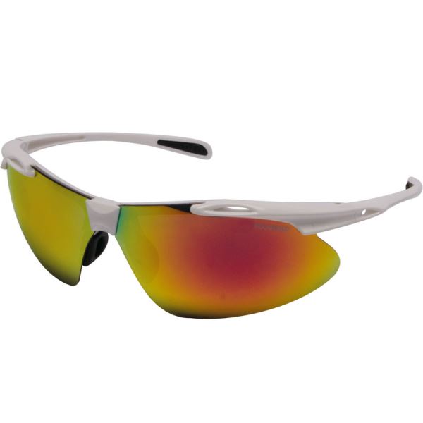 TFG Polarizační brýle Blazer Sunglasses bílý rámek/červené skla