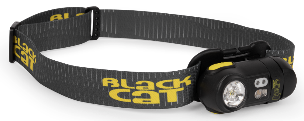 Black cat čelovka li600 headtorch