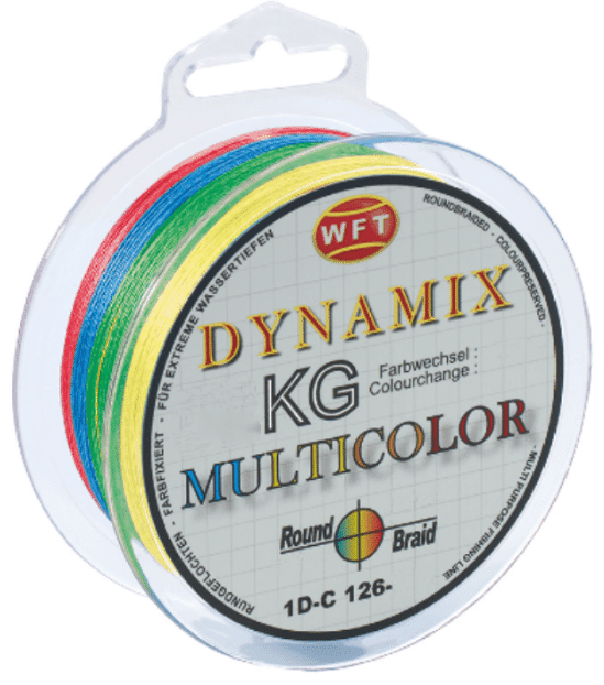 Wft splétaná šňůra round dynamix kg multicolor - 300 m 0,10 mm 10 kg