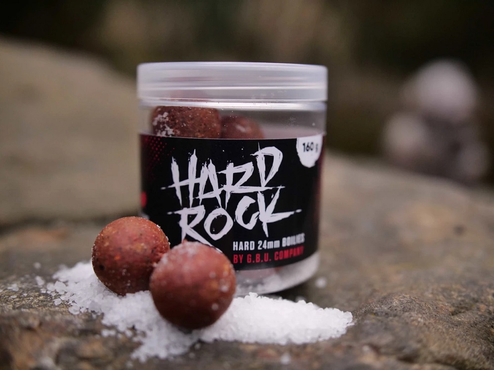 G.b.u. tvrzené boilies v mořské soli hard rock 160 g 24 mm - jack-s