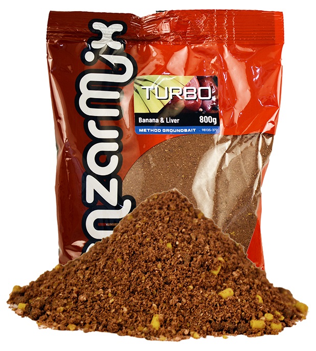 Levně Benzar mix krmítková směs turbo method 800 g - banán játra