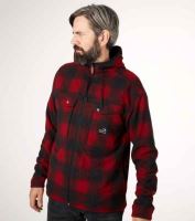 Geoff Anderson Zateplená Bunda Ezmar2+ Červená S Kapucí (4)