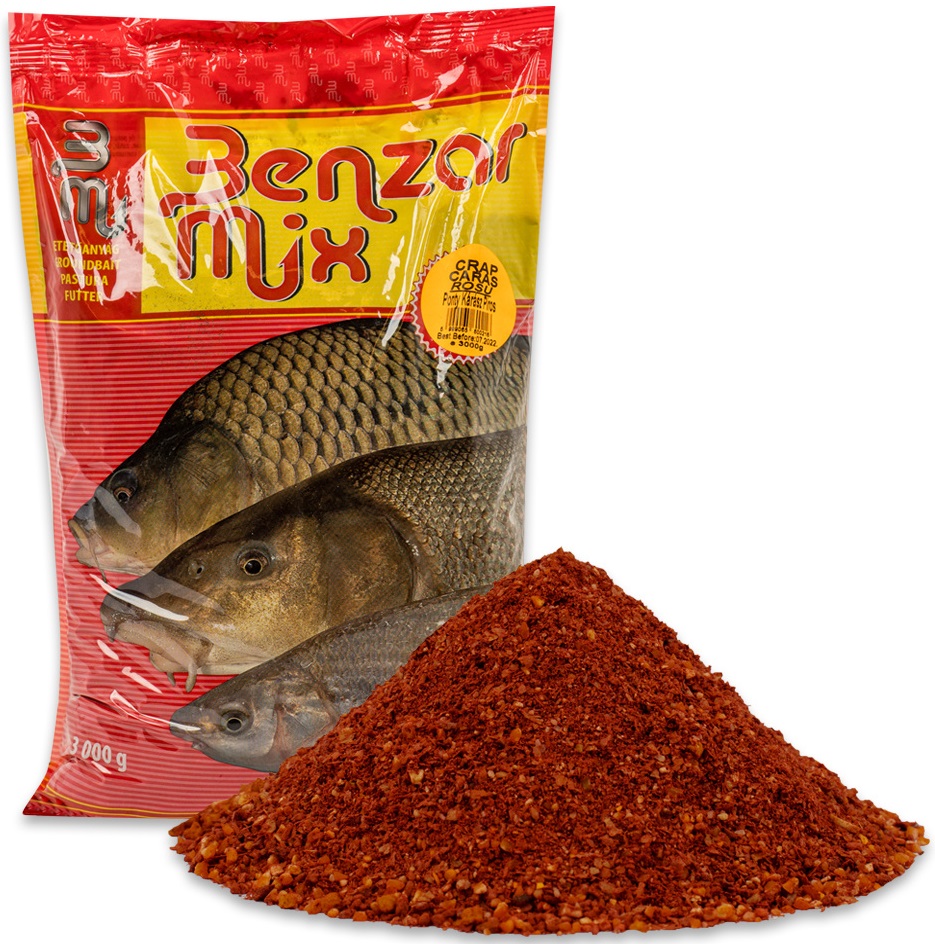 Levně Benzar mix krmítková směs 3 kg - kapar-karas (červená)