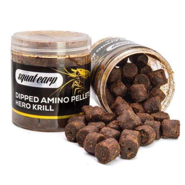 Squat Carp Amino Pelety V Dipu Hero Krill 180 g 15 mm