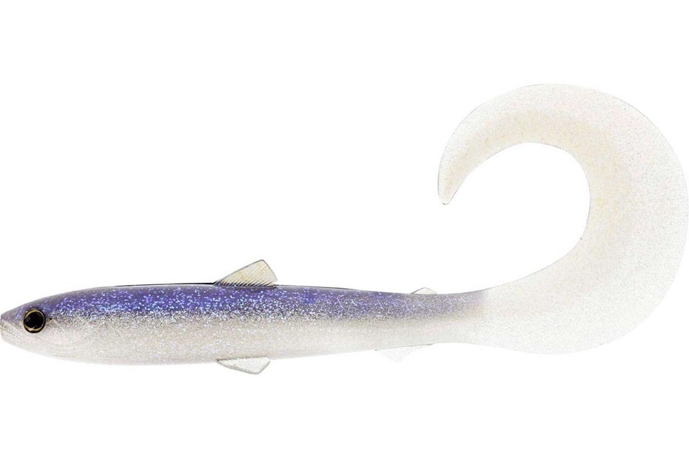 Westin gumová nástraha bullteez curltail sparkling blue - 10 cm 6 g 2 ks
