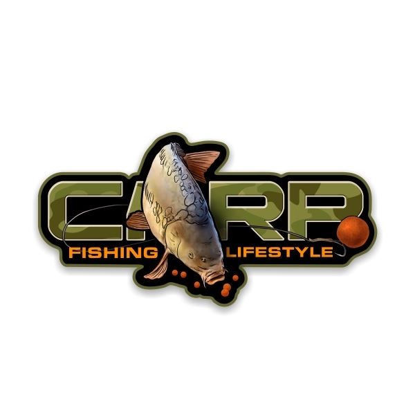 4ANGLERSDESIGN Samolepka 35 Carp Fishing Lifestyle