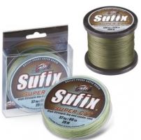 Sufix Splétaná šňůra SUF Super Cat olive green-Nosnost 130lb / Návin 25m