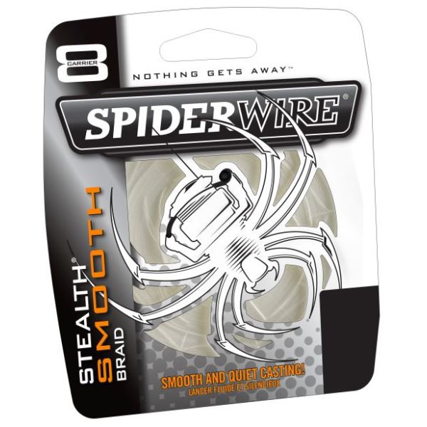 Spiderwire Splétaná šňůra Stealth Smooth 8 průhledná