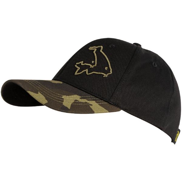Avid Carp Kšiltovka Black And Camo Cap Avid Carp Kšiltovka Black And Camo Cap