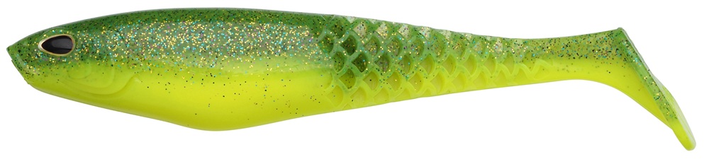 Levně Berkley gumová nástraha powerbait cullshad lime chartreuse - 7,5 cm 3,7 g 8 ks