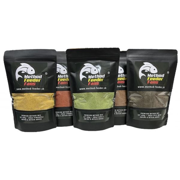 Method Feeder Fans Premium Method Mix Set 600 g + 200 ml Booster