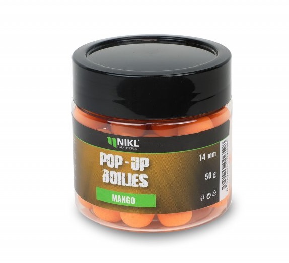 Levně Nikl plovoucí boilies mango - 16 mm 50 g