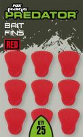 Fox Rage Predator Ploutvičky Bait Fins Red 25 ks (1)