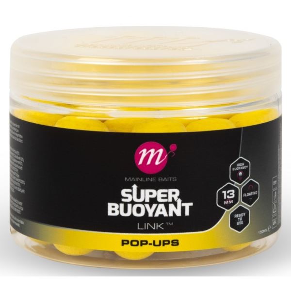 Mainline Plovoucí Boilie Super Buoyant Pop-Ups Link 150 ml 13 mm