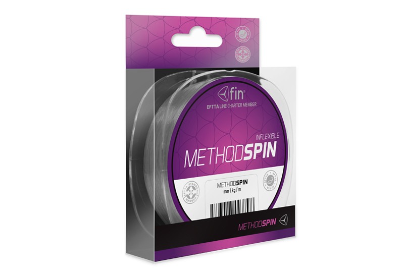Levně Fin vlasec method spin šedá 300 m-průměr 0,20 mm / nosnost 8,1 lb