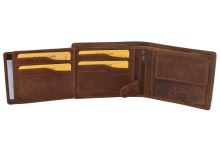 Mercucio Peněženka Světlehnědá Embos Pstruh (1)