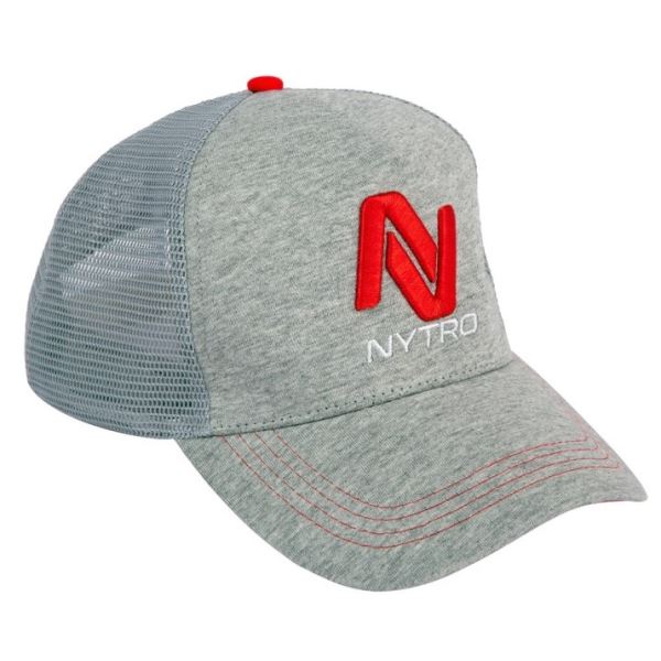 Nytro Kšiltovka Trucker Cap Light Marl Grey