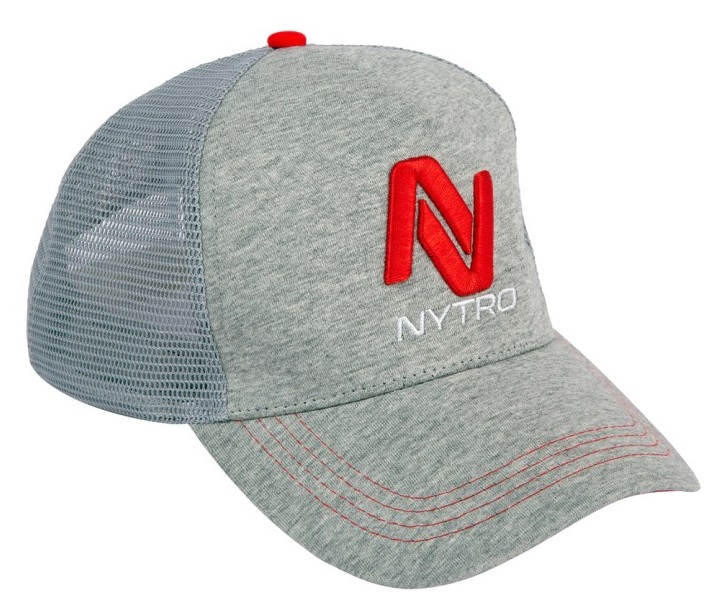 Nytro kšiltovka trucker cap light marl grey