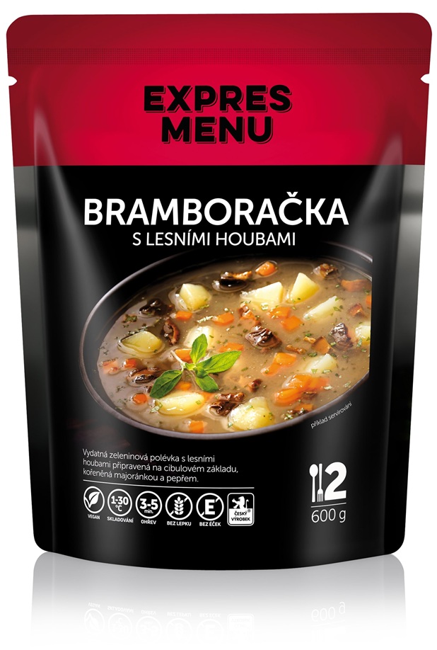 Levně Expres menu bramboračka s lesními houbami 600 g