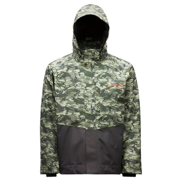 Grundéns Bunda Downrigger Gore-Tex Jacket Refraction Camo Green/Anchor