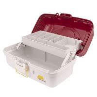 Plano Kufřík One-Tray Tackle Box Red Metallic/Off-White (2)