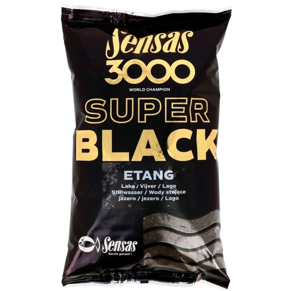 Sensas krmení  3000 SUPER BLACK 1kg