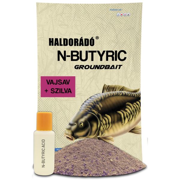 Haldorádó Krmítková Směs N-Butyric Groundbait Kyselina Máselná 800 g + 50 ml Aroma