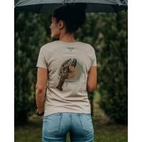 Giants Fishing Tričko Dámské Rak Béžové (3)