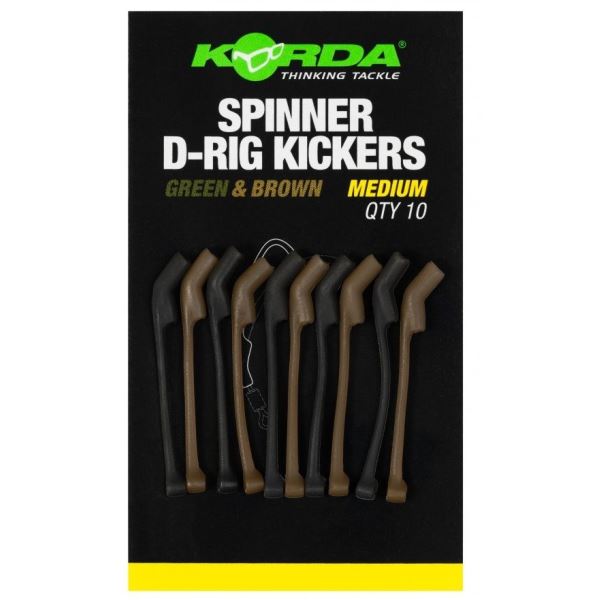 Korda Rovnátka Spinner D-Rig Kickers Green/Brown 10 ks