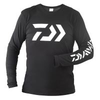 Daiwa Triko S Dlouhým Rukávem D-VEC LS Shirt Black - XL