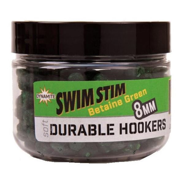 Dynamite Baits Pelety Durable Hookers Swim Stim Betaine Green