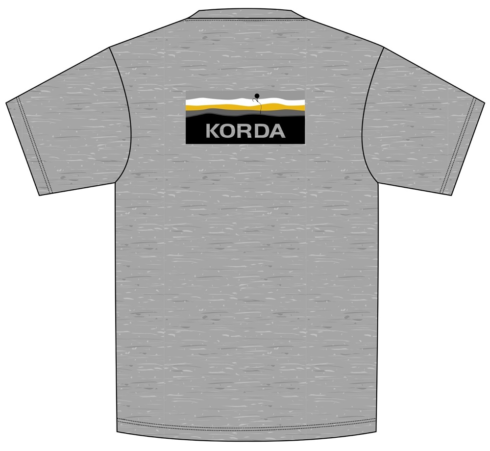 Korda tričko lakebed tee grey - xxxl