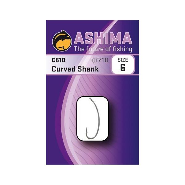 Ashima  Háčky  C510 Curved Shank  (10ks)