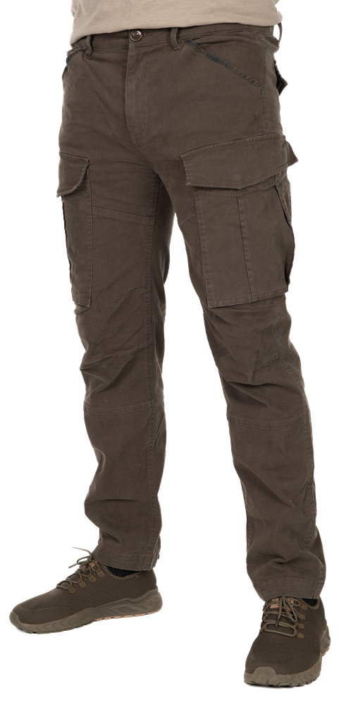 Fox kalhoty khaki hd combat trousers - s