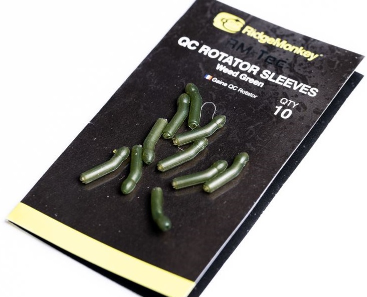 Ridgemonkey převlek rm-tec quick change rotator sleeves 10 ks weedy green