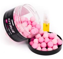 Nash Plovoucí boilies Citruz Pop Ups pink + 3 ml spray-10 mm