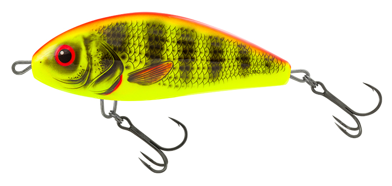 Levně Salmo wobler fatso floating bright perch 12 cm