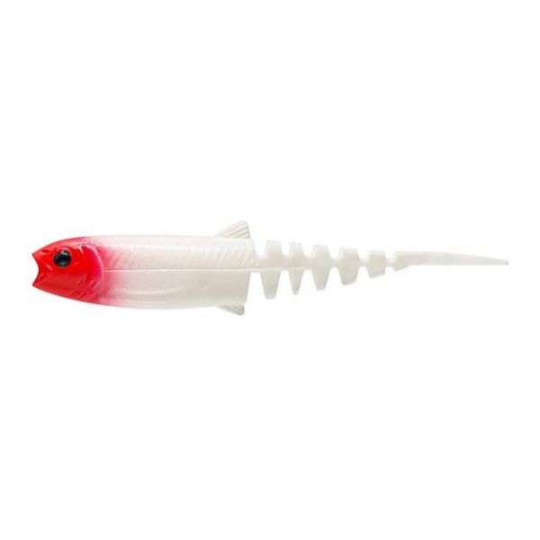 Savage Gear Gumová Nástraha Cannibal Minnow V-Tail Red Head