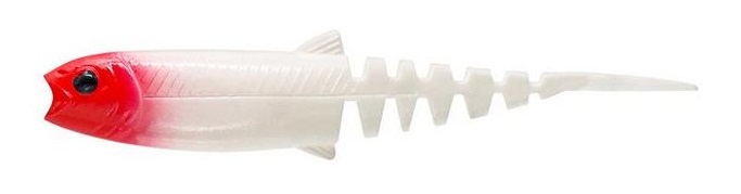 Savage gear gumová nástraha cannibal minnow v-tail red head - 15 cm 22 g