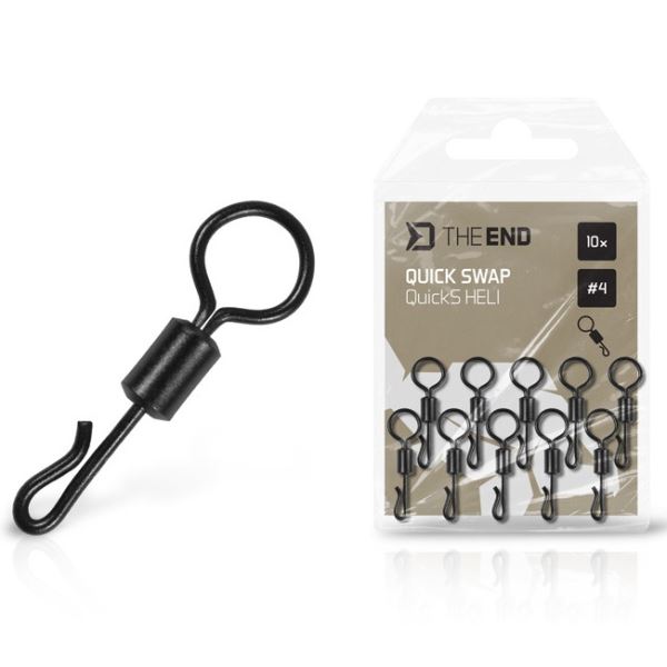 Delphin Rychlovýměnný Obratlík TheEND QuickS Heli #4 10 ks