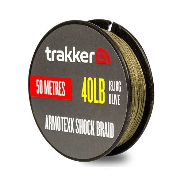 Trakker Šoková Šňůra Armotexx Shock Braid 40 lb 18,1 kg 50 m