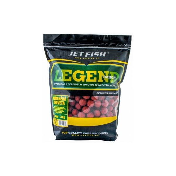 Jet Fish Boilie Legend Range Kořeněná Kreveta