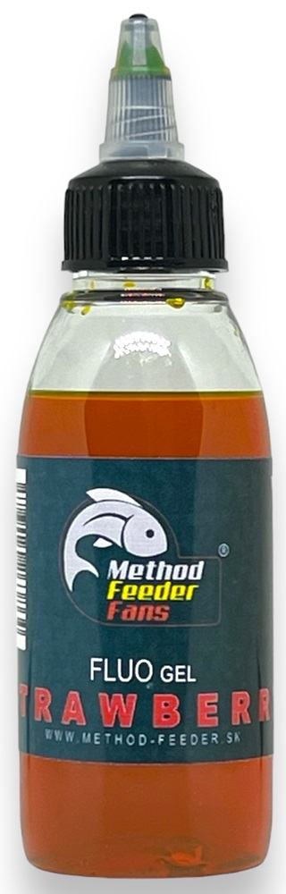 Levně Method feeder fans gel fluo 100 ml - jahoda