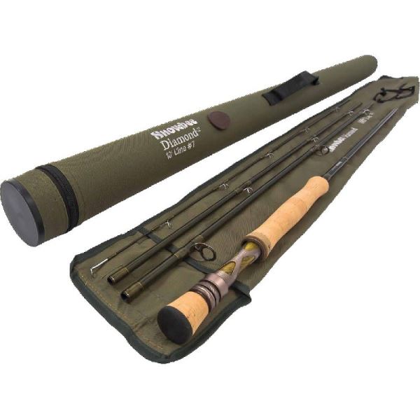 Snowbee Muškařský Prut Diamond 2 Fly Rod 2,90 m 9,6 ft #7 4 díly