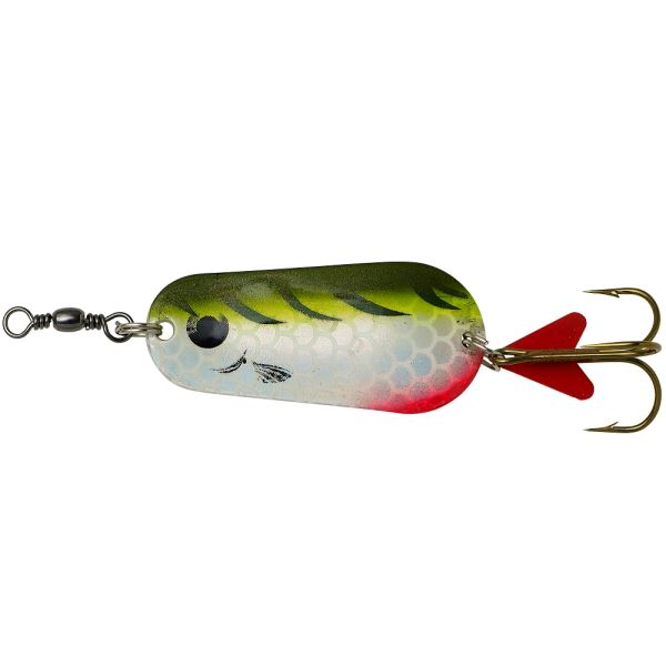 Dam Třpytka Effzett Standard Spoon UV Olive Chartreuse Tiger