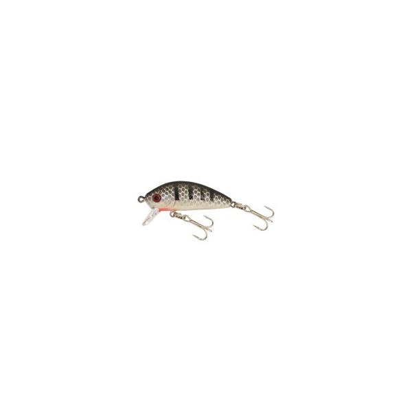 Kamasaki Wobler Perch 2 Stříbrná-Černé Pruhy 4 cm 5,5 g