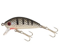 Levně Kamasaki wobler perch 2 stříbrná-černé pruhy 4 cm 5,5 g