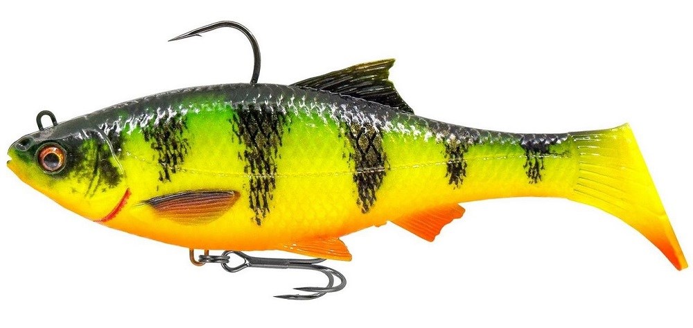 Savage gear gumová nástraha 3d roach rtf fs firetiger - 18 cm 104 g